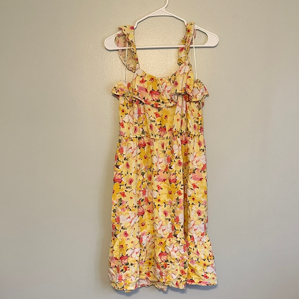 Floral Yellow Dress